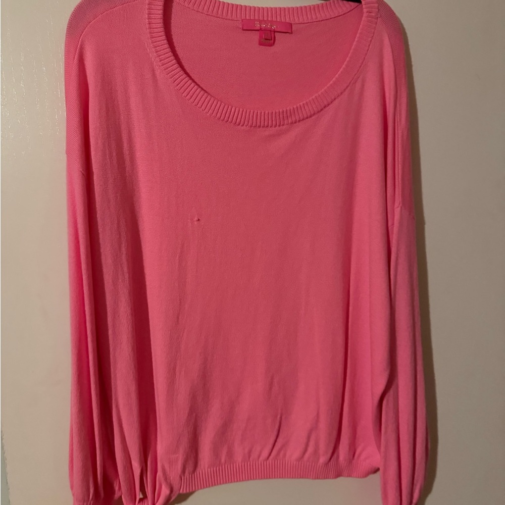 Lilly Pulitzer Pink Crew Neck Sweater